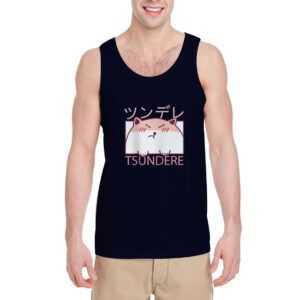 Tsundere-Cat-Tank-Top-For-Women-And-Men-S-3XL