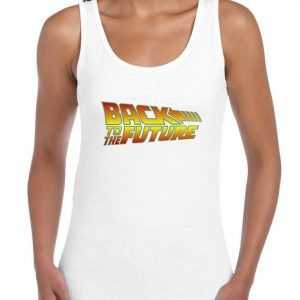 Back-To-The-Future-White-Tank-Top