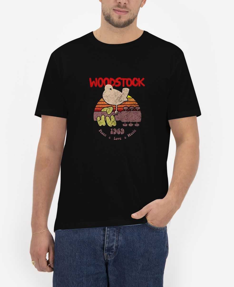 Bird-&-Guitar-Woodstock-T-Shirt-For-Women-and-Men-S-3XL Bird-&-Guitar-Woodstock-T-Shirt-For-Women-and-Men-S-3XL