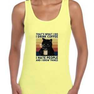 Black-Cat-Thats-What-I-Do-I-Drink-Coffee-Yellow-Tank-Top