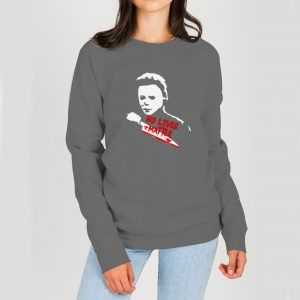 Michael-Myers-No-Lives-Matter-Gray-Sweatshirt