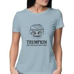 8645-Impeach-Trumpkin-Halloween-Blue-T-Shirt