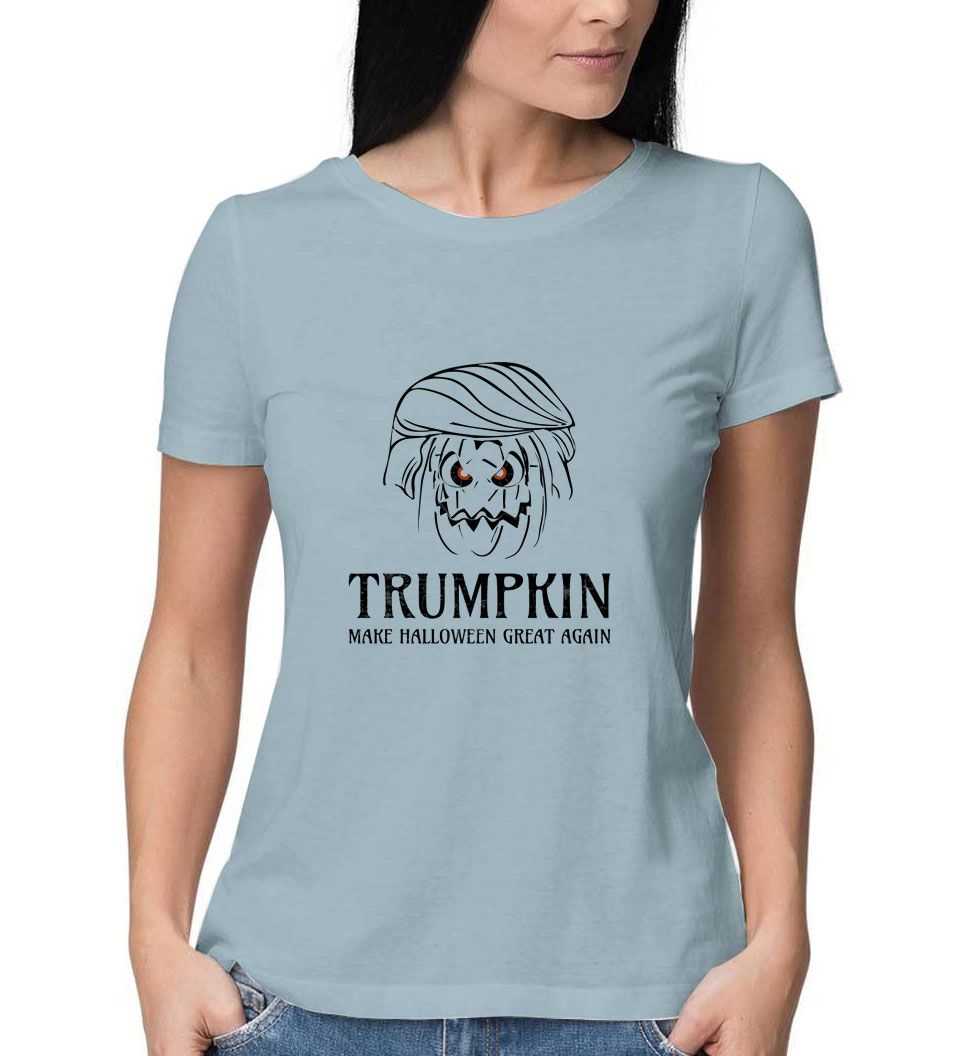 8645-Impeach-Trumpkin-Halloween-Blue-T-Shirt 8645-Impeach-Trumpkin-Halloween-Blue-T-Shirt