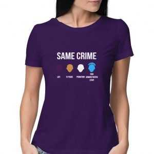 Same-Crime-Purple-T-Shirt