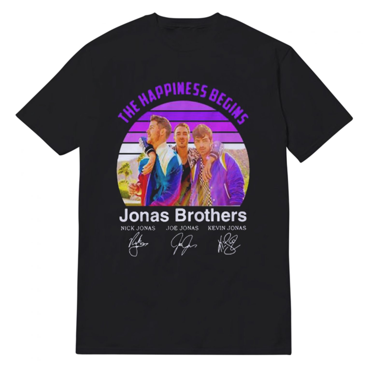 Jonas Brothers Happiness Begins Tour Nick Jonas T-Shirt Unisex