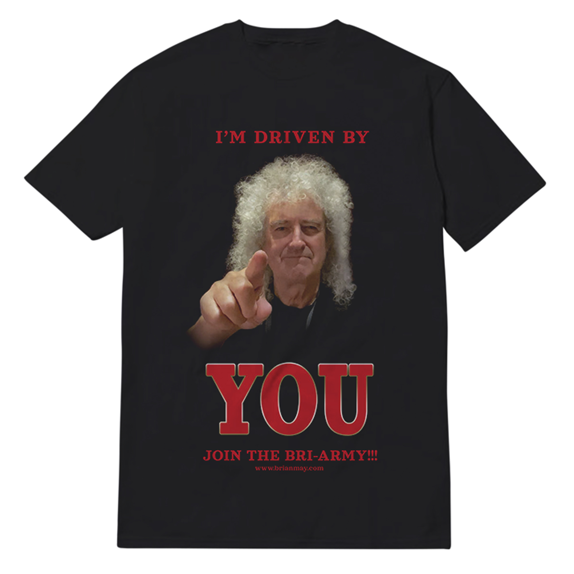 Brian May I'm Driven By You Join The Bri Army T-Shirt Brian May I'm Driven By You Join The Bri Army T-Shirt