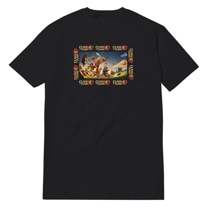 clash-of-clans-logo Clash of Clans T-Shirt for Unisex
