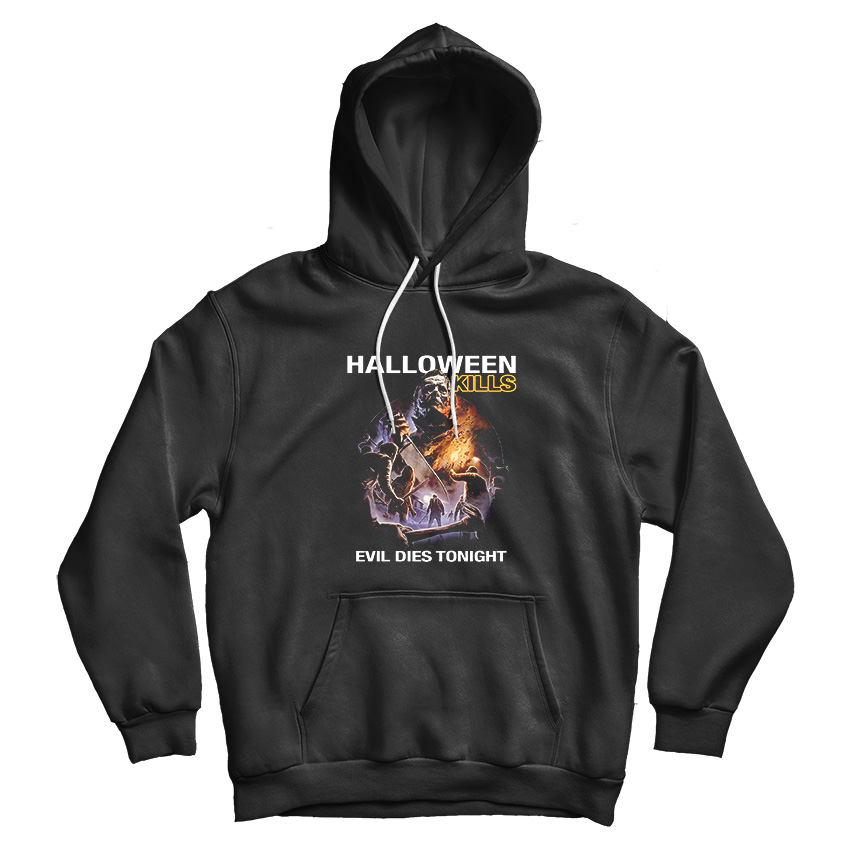 Halloween-Kills-T-Shirt-Evil-Dies-Tonight-Hoodie Halloween Kills Evil Dies Tonight Hoodie