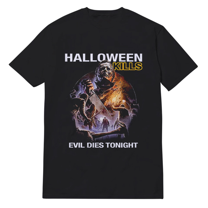 Halloween-Kills-T-Shirt-Evil-Dies-Tonight-T-Shirt Halloween Kills Evil Dies Tonight T-Shirt