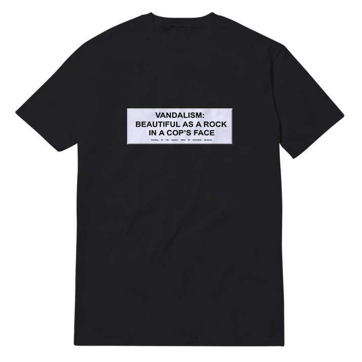 Kurt-Cobain-Vandalism-T-Shirt Kurt Cobain Vandalism T-Shirt Unisex