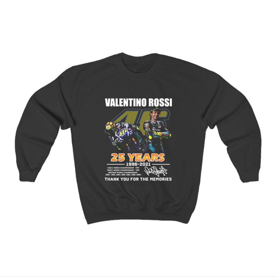 Valentino-Rossi-1996-2021-Sweatshirt Valentino Rossi 1996 - 2021 Sweatshirt