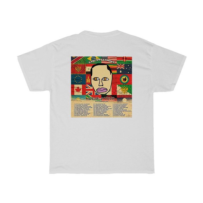 Earl Sweatshirt Announces Wearld Tour Dates T-Shirt Earl Sweatshirt Announces Wearld Tour Dates T-Shirt