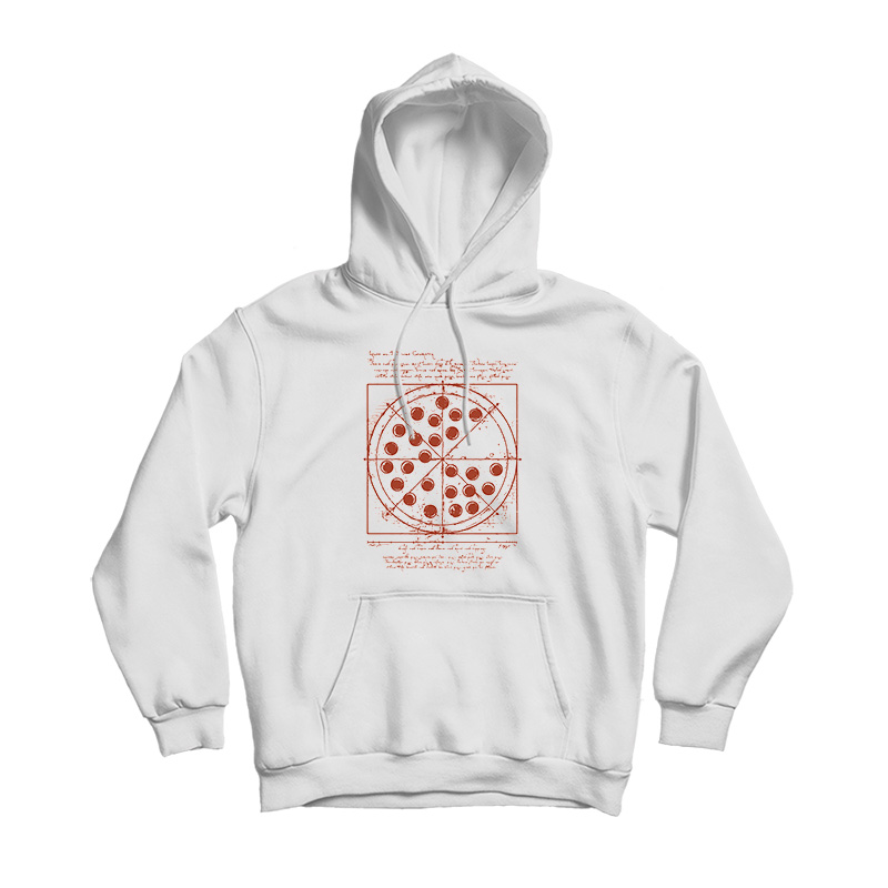 Vitruvian Pizza Hoodie Vitruvian Pizza Hoodie