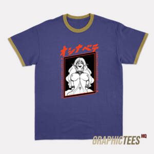 Anime Girl Echi Eroge Ringer T-Shirt