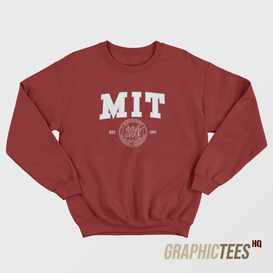 MIT Est 1861 Logo Sweatshirt MIT Est 1861 Logo Sweatshirt