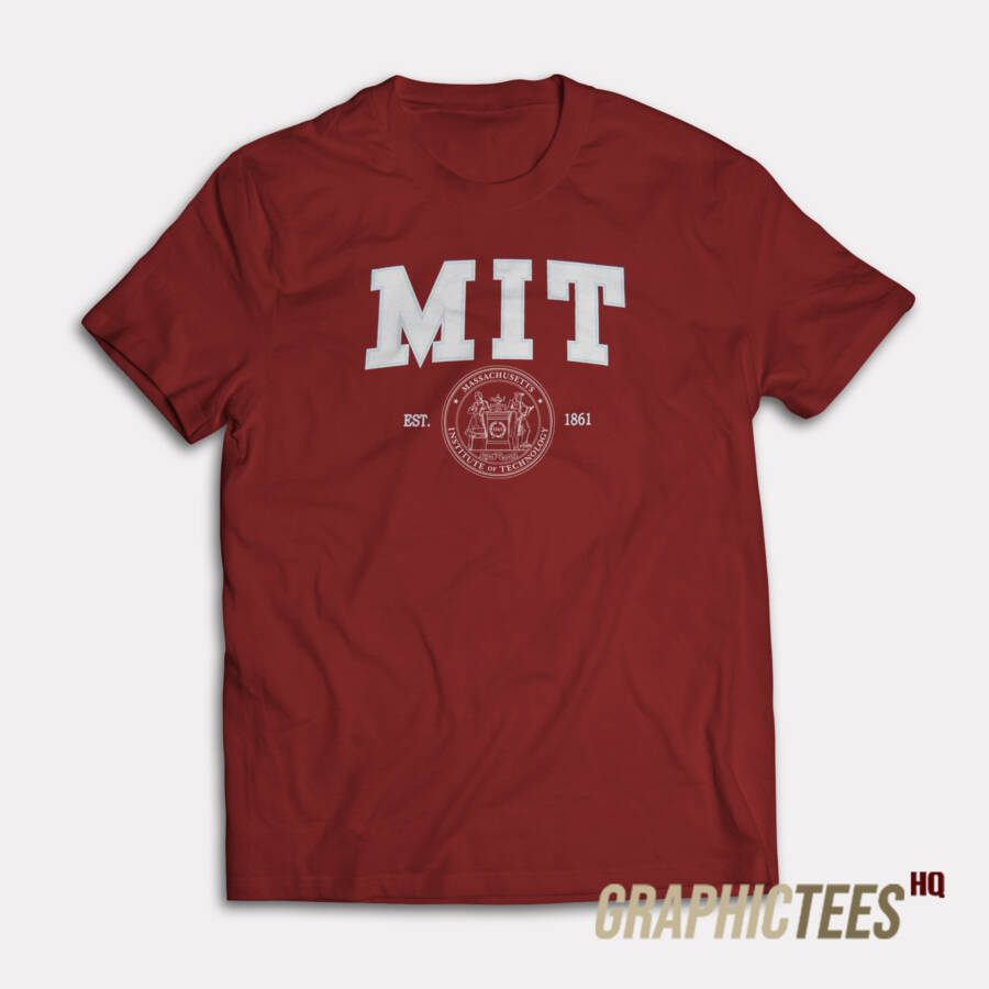 MIT Est 1861 Logo T-Shirt MIT Est 1861 Logo T-Shirt