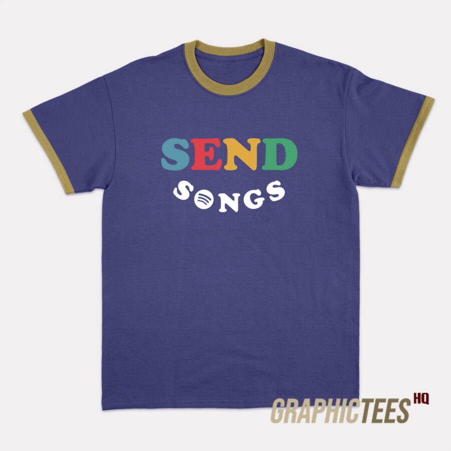 Madhappy Madhappy Send Songs Ringer T-Shirt Madhappy Madhappy Send Songs Ringer T-Shirt
