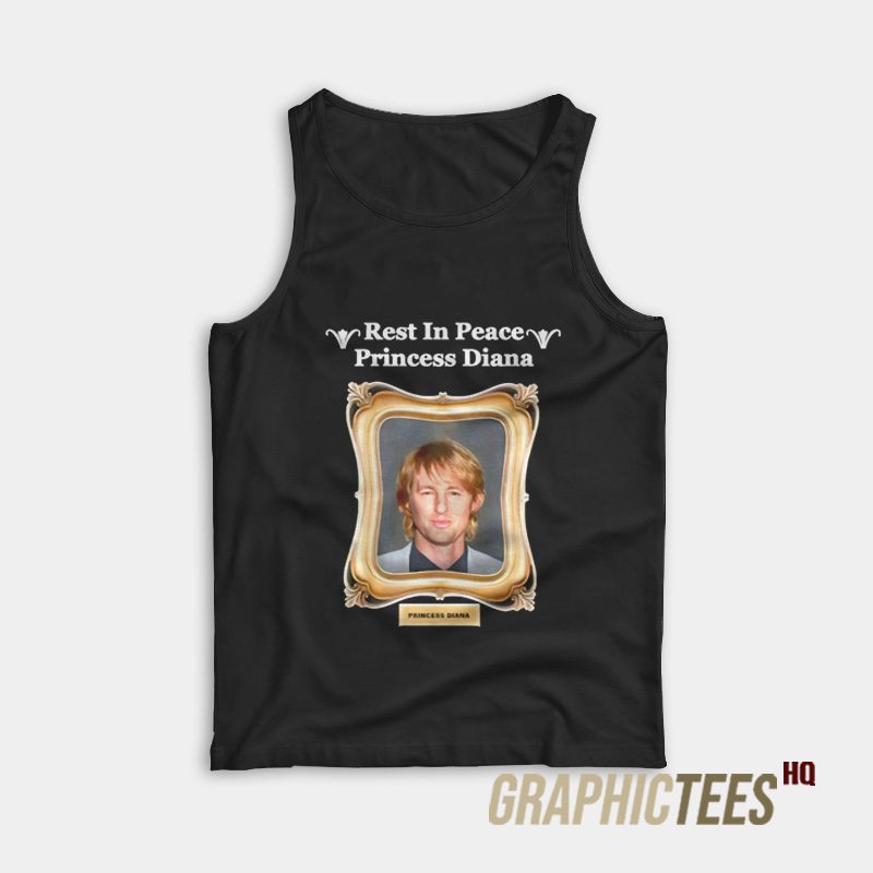Rest In Peace Princess Diana Tank Top Rest In Peace Princess Diana Tank Top