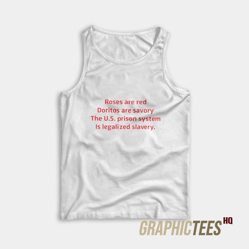 Roses Are Red Doritos Are Savory Tank Top Roses Are Red Doritos Are Savory Tank Top