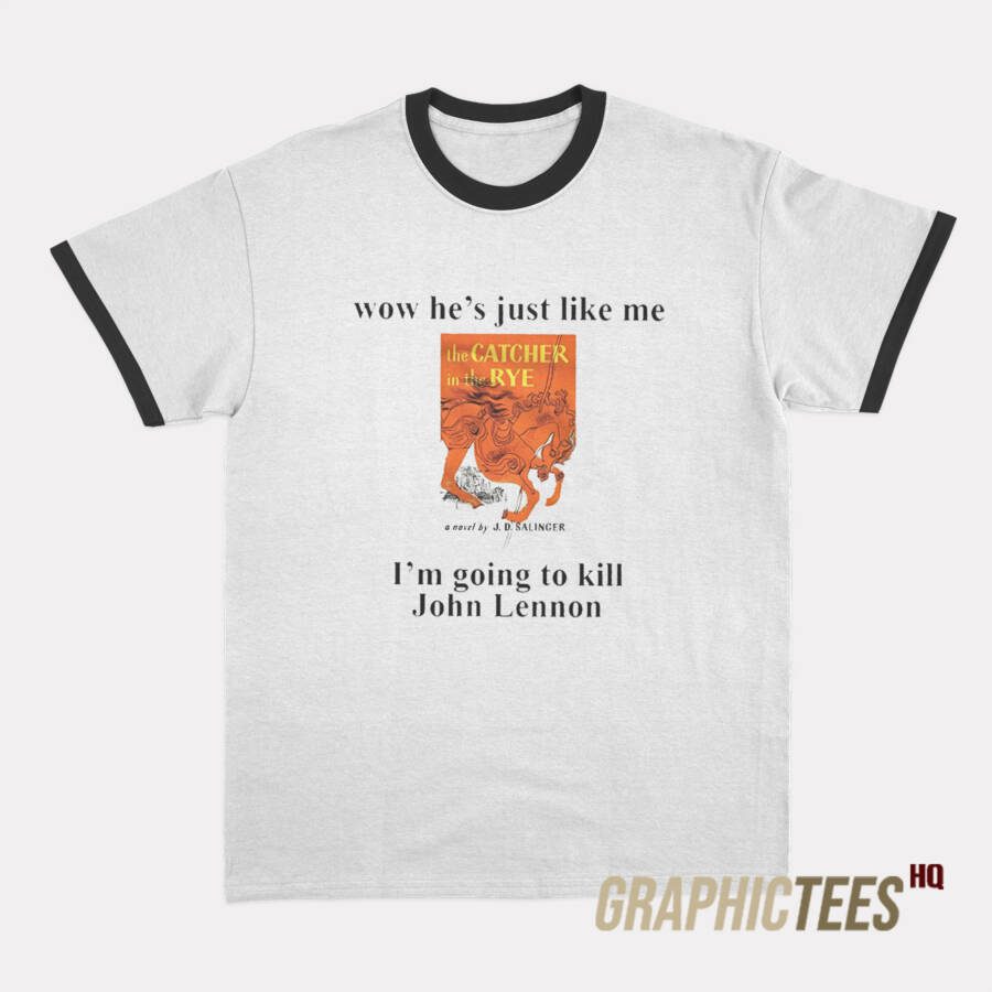 The-Catcher-In-The-Rye-Ringer-T-Shirt The Catcher In The Rye Ringer T-Shirt
