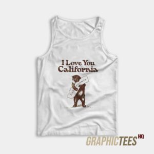 Bear Love California Tank Top