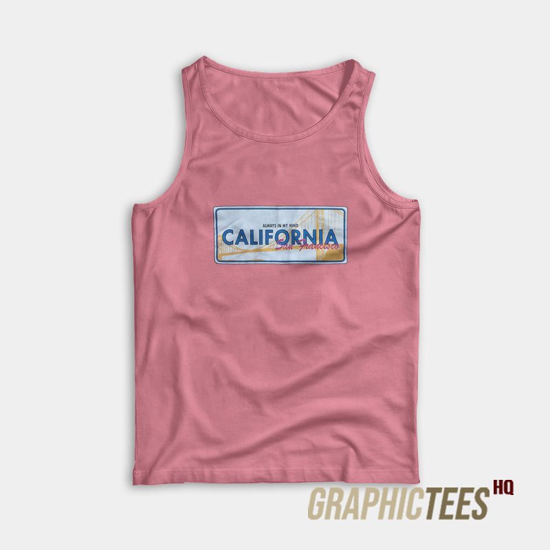 California San Francisco Tank Top California San Francisco Tank Top