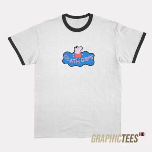 Death Grips Peppa Pig Ringer T-Shirt