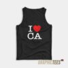 I Heart CA Love California Tank Top