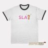 Lady Gaga in Bikini Slay Ringer T-Shirt