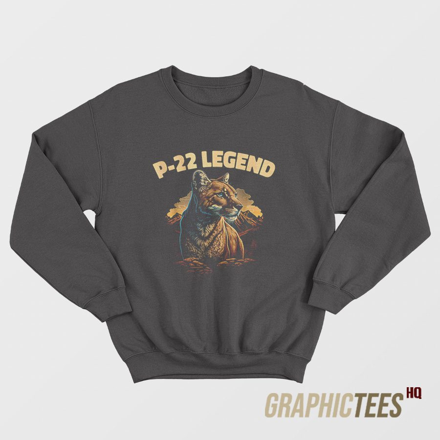 P-22 Mountain Lion Silver Lake P22 Sweatshirt P-22 Mountain Lion Silver Lake P22 Sweatshirt