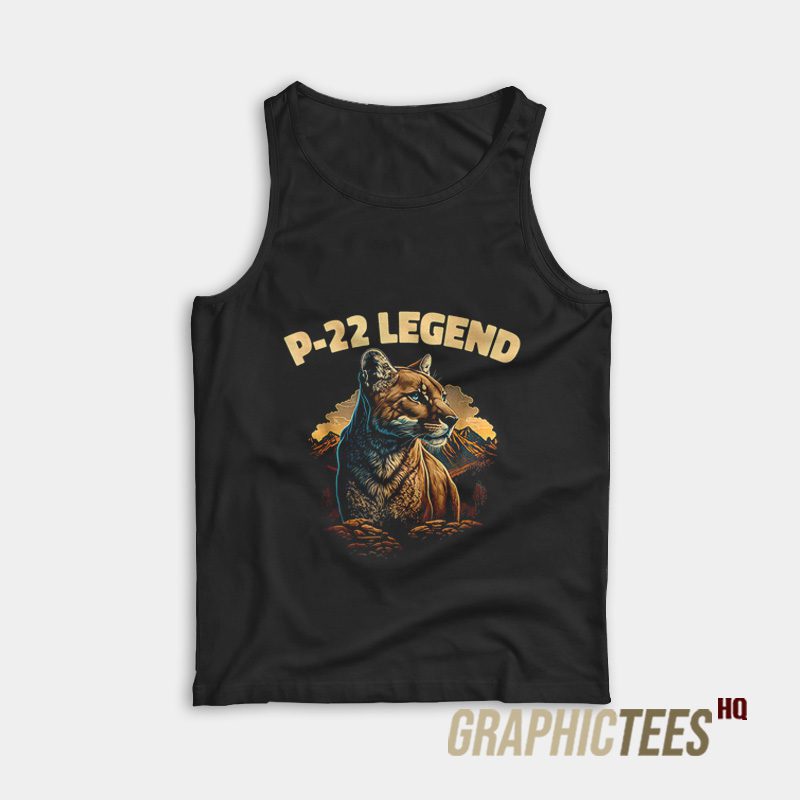 P-22 Mountain Lion Silver Lake P22 Tank Top P-22 Mountain Lion Silver Lake P22 Tank Top