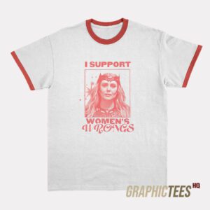 Scarlet Witch I Support Women’s Wrongs Ringer T-Shirt