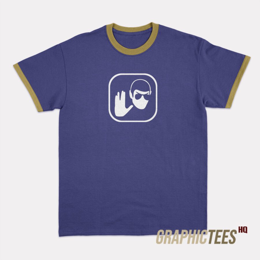Star Trek Mr.Spock Ringer T-Shirt Star Trek Mr.Spock Ringer T-Shirt