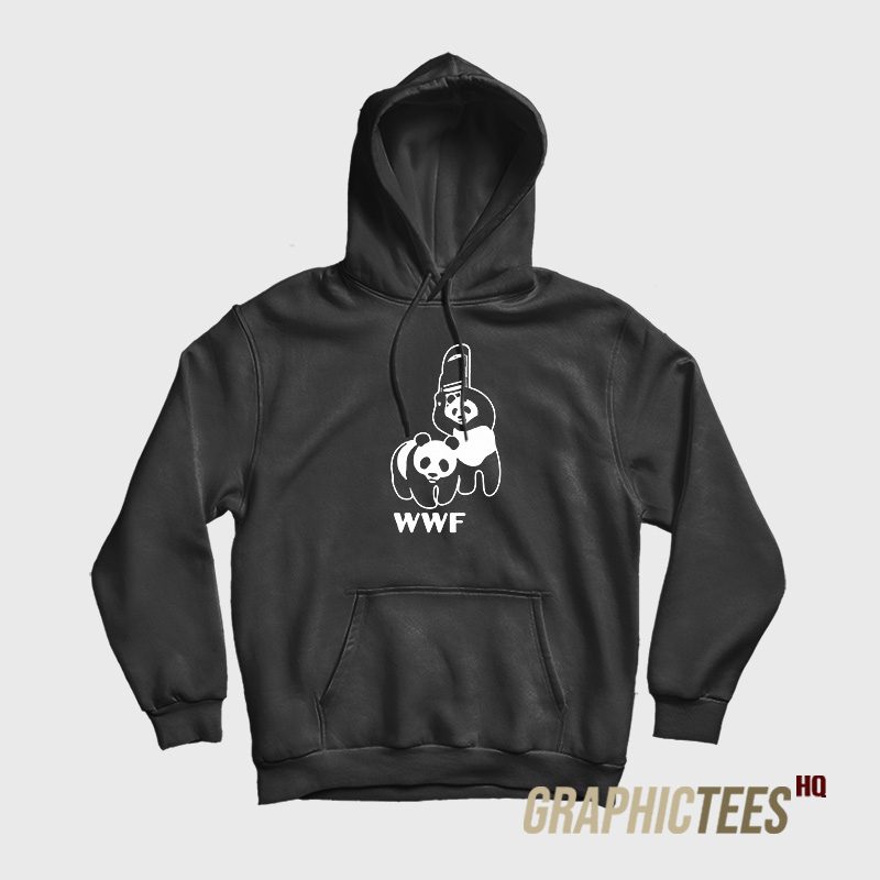 WWF Panda Bear Wrestling Hoodie WWF Panda Bear Wrestling Hoodie