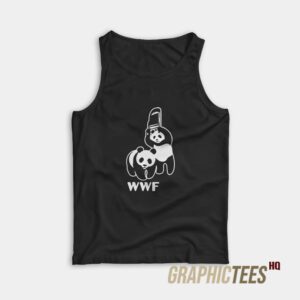 WWF Panda Bear Wrestling Tank Top