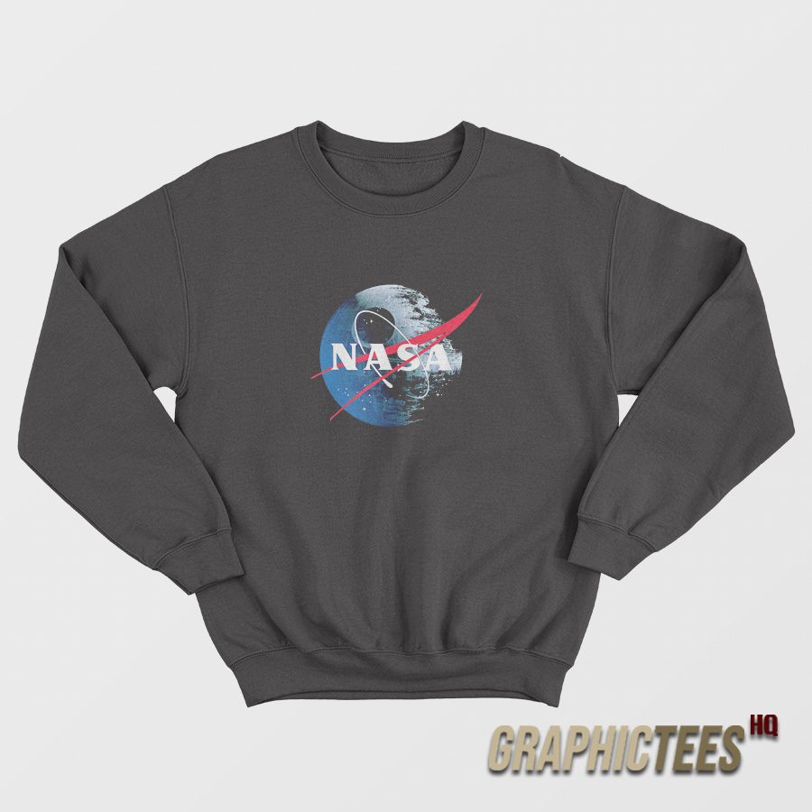 Death Star NASA Star Wars Sweatshirt Death Star NASA Star Wars Sweatshirt
