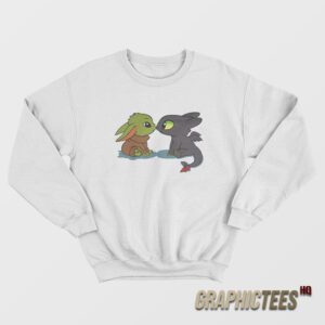 Star Wars Baby Yoda and Baby Toothless Sweatshirt