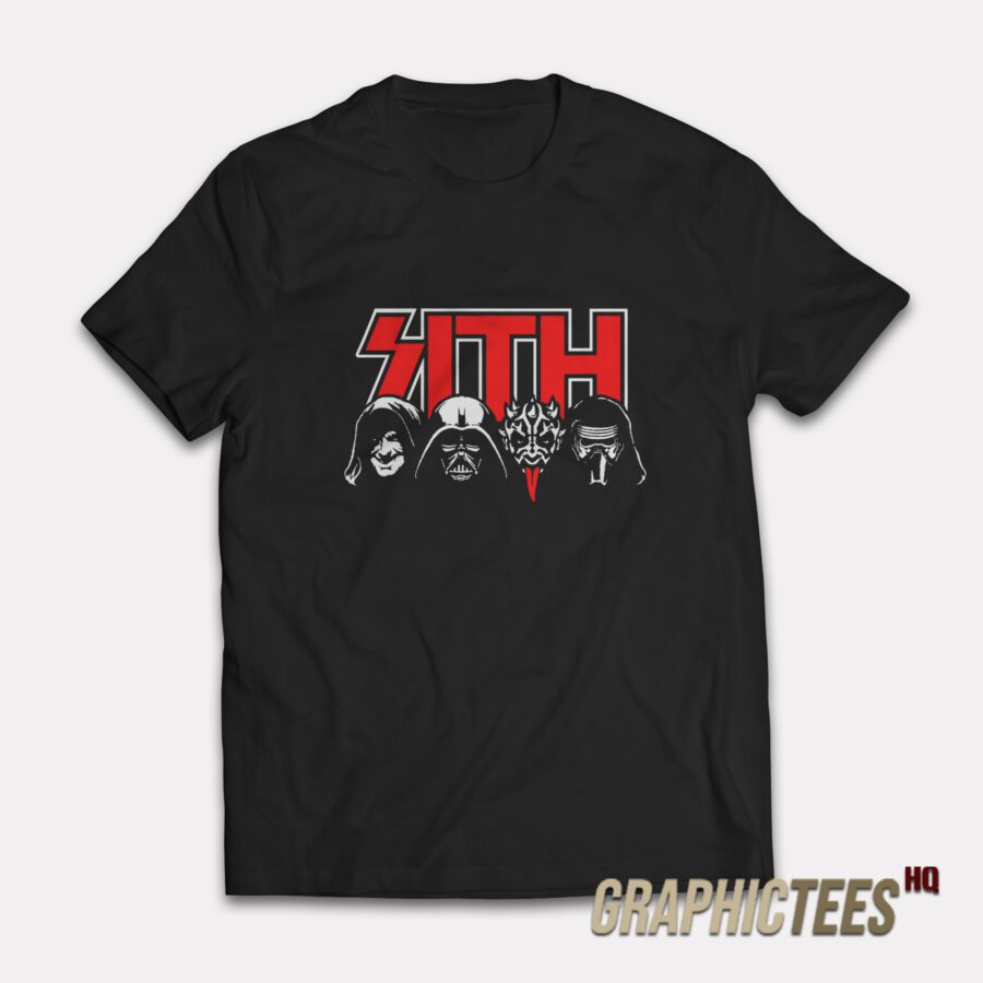 Star Wars Sith Darth Metal Heavy Metal T-Shirt Star Wars Sith Darth Metal Heavy Metal T-Shirt