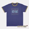 AC DC Black Ice Ringer T-Shirt