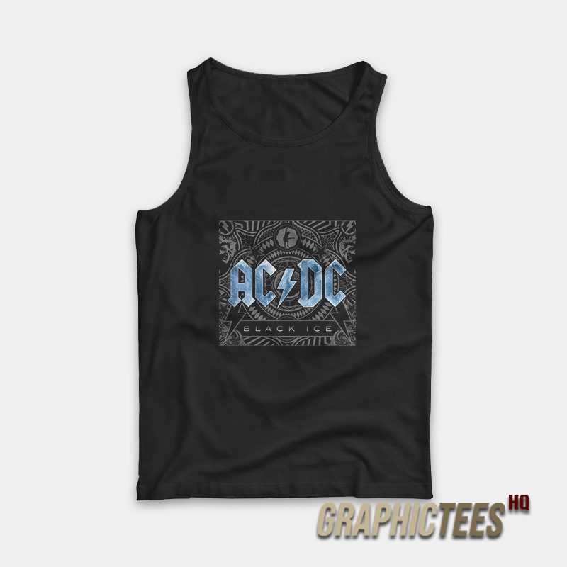 AC DC Black Ice Tank Top AC DC Black Ice Tank Top