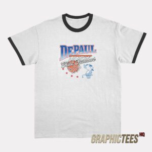 DePaul Blue Demons Classic Ringer T-Shirt