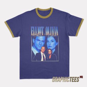 Elliot Stabler and Olivia Benson Ringer T-Shirt
