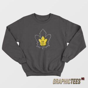 Maple Leafs X Drew Justin Bieber Smile Sweatshirt