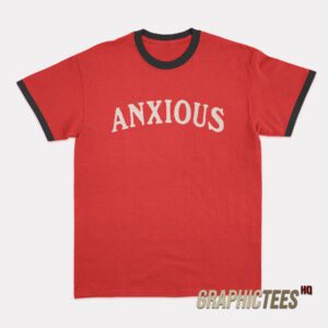Anxious Shark Tank Ringer T-Shirt