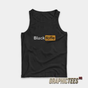 Black Rifle Prnhb Logo Parody Tank Top