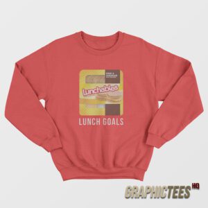 Ham and Cheddar Lunchables Lunch Goals Sweatshirt