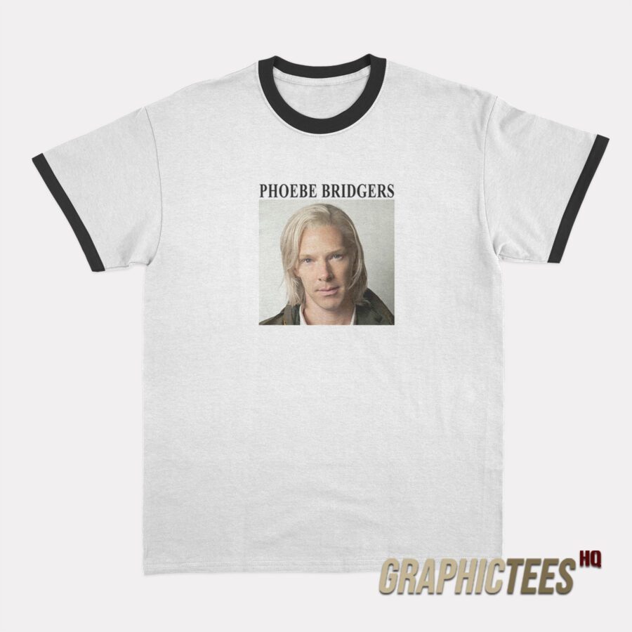 Phoebe Bridgers Benedict Cumberbatch Ringer T-Shirt Phoebe Bridgers Benedict Cumberbatch Ringer T-Shirt