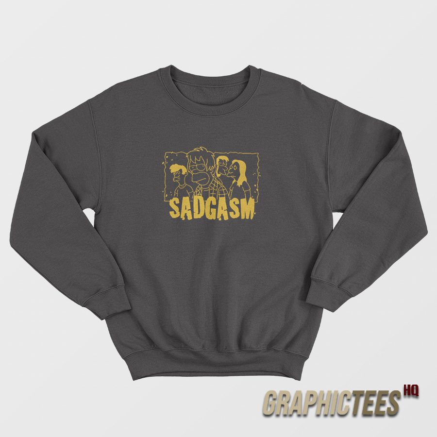 Simpsons Sadgasm Bart Family Sweatshirt Simpsons Sadgasm Bart Family Sweatshirt