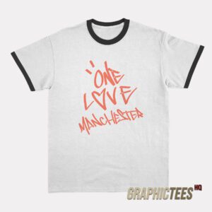 Ariana Grande One Love Manchester Ringer T-Shirt