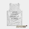 John Lennon Broke Up Fluxus Tank Top